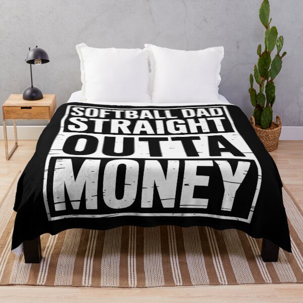 Item preview, Softball Dad Straight Outta Money Pitch  designed and sold by HellD3vil-Art.