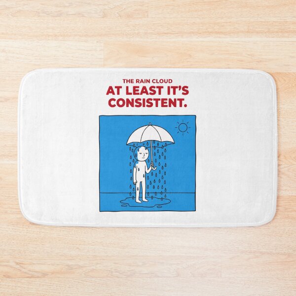 Item preview, Rain Cloud At Least It’s Consistent Funny Sad Mood Illustration  designed and sold by MotionBanana Art.
