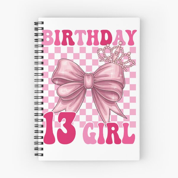 Item preview, Its My 13th Birthday Girl Cute Pink Coquette Bow 13 designed and sold by Night Forest.