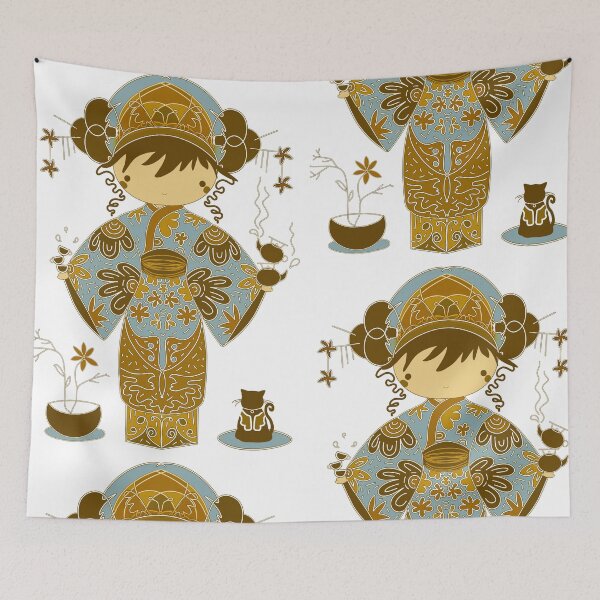 Item preview, Tea Ceremony Geisha Girl designed and sold by Karin Taylor.