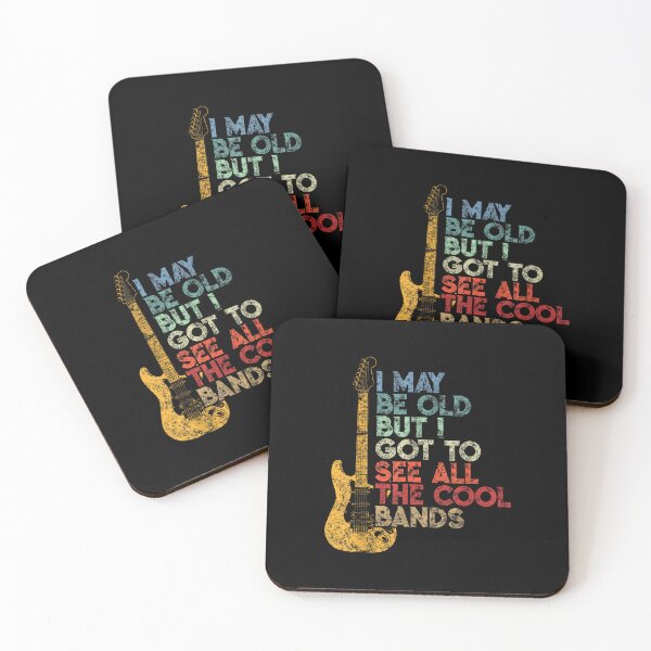 Item preview, I May Be Old But I Got To See All The Cool Bands Distressed designed and sold by NatalieCWilk.