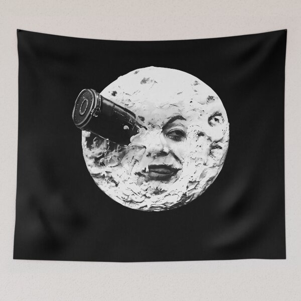 Aperçu de l'œuvre A Trip To The Moon (Le Voyage Dans La Lune) Visage Seulement créée et vendue par KhaledZakary.