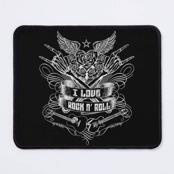 Item preview, I Love Rock N Roll Hand Horns Distressed Retro Music Concert designed and sold by NatalieCWilk.