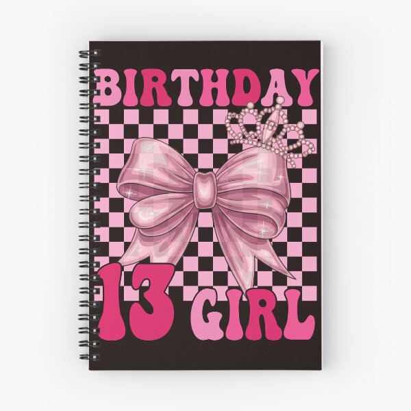 Item preview, Its My 13th Birthday Girl Cute Pink Coquette Bow 13 designed and sold by Night Forest.