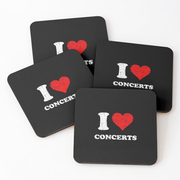 Item preview, Distressed Grunge Worn Out Style I Love Concerts designed and sold by NatalieCWilk.