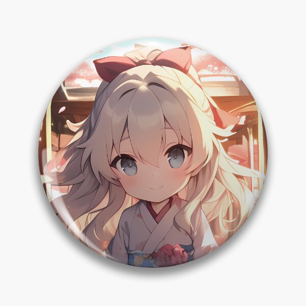 Item preview, Shimada Alice Girls Und Panzer Spring Yukata Chibi Cherry Blossom designed and sold by TanglenRabbit.