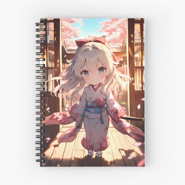 Item preview, Shimada Alice Girls Und Panzer Spring Yukata Chibi Cherry Blossom designed and sold by TanglenRabbit.