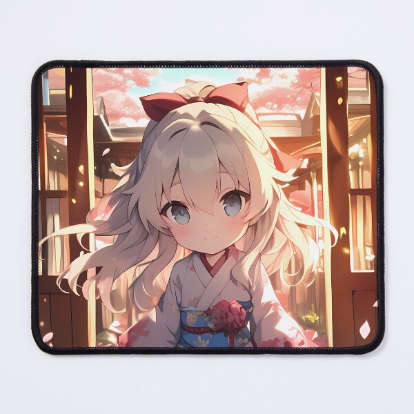 Item preview, Shimada Alice Girls Und Panzer Spring Yukata Chibi Cherry Blossom designed and sold by TanglenRabbit.
