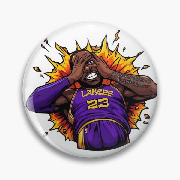 Item preview, King James Peekaboo Flop Meme Sticker – LBJ Basketball NBA designed and sold by MBcorporation.