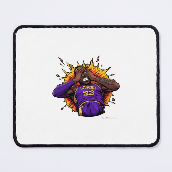 Item preview, King James Peekaboo Flop Meme Sticker – LBJ Basketball NBA designed and sold by MBcorporation.