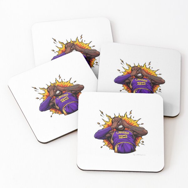 Item preview, King James Peekaboo Flop Meme Sticker – LBJ Basketball NBA designed and sold by MBcorporation.
