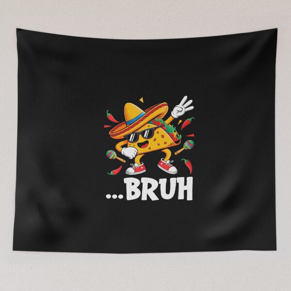 Item preview, Bruh Dabbing Taco Meme designed and sold by irifine.