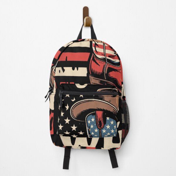 Item preview, Brought to You Courtesy of The Red White Blue Cowboy Boot designed and sold by NatalieCWilk.