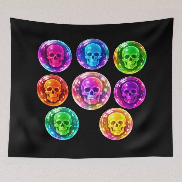Item preview, Neon Skull Bubbles designed and sold by optimusprime39.