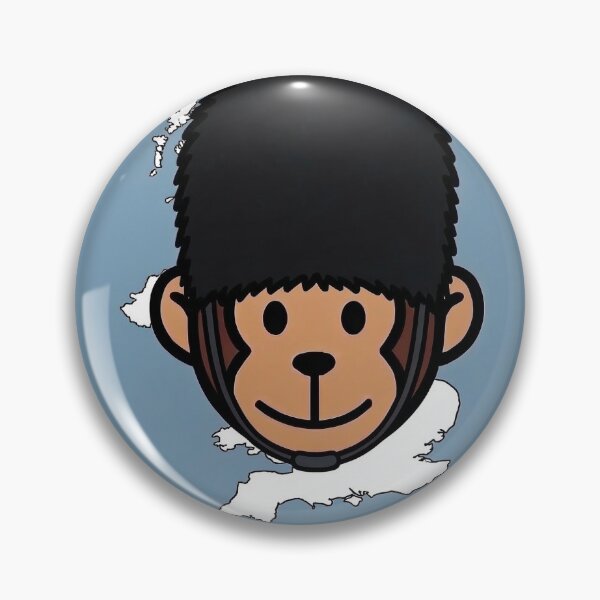 Item preview, United Kingdom – Queen’s Guard Bearskin Hat – Travel Monkey – Circle Badge Design designed and sold by MyMonkeyMerch.