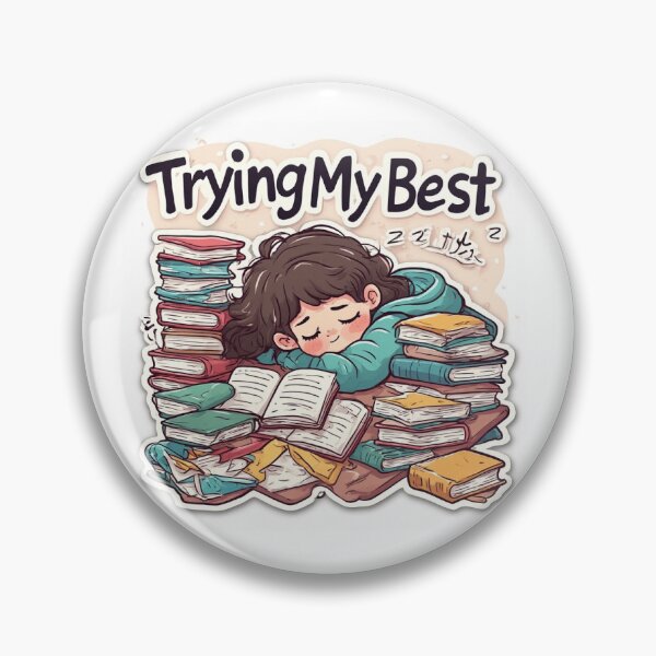 Item preview, Cute Sleepy Student Sticker designed and sold by SparkVault.