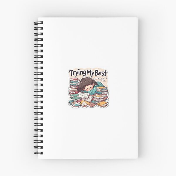 Item preview, Cute Sleepy Student Sticker designed and sold by SparkVault.