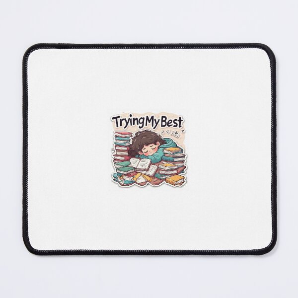 Item preview, Cute Sleepy Student Sticker designed and sold by SparkVault.