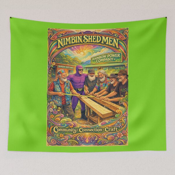 Item preview, Nimbin Shed Men Inc- unofficial tee designed and sold by Andykinoz.