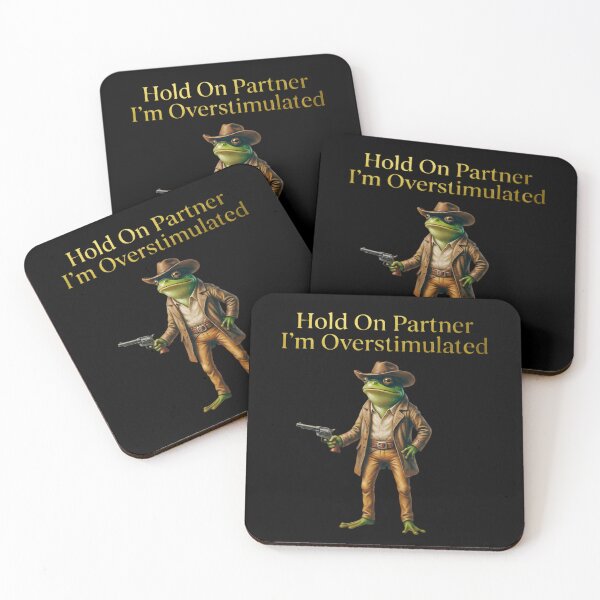 Item preview, Hold-On-Partner-Im-Overstimulated designed and sold by ThePrintPig.