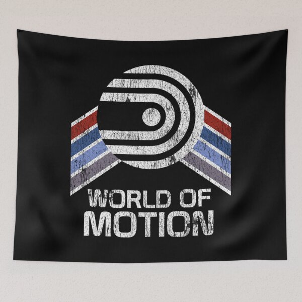 Item preview, World Of Motion Logo Distressed Style Design designed and sold by KhaledZakary.