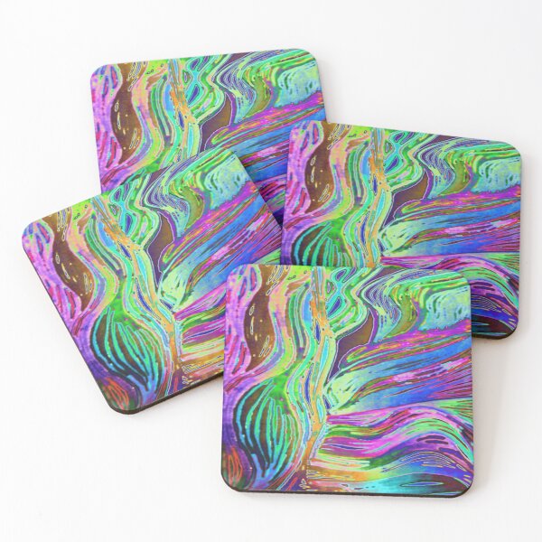 Item preview, waves 2 colorful wavy colorful wavy geometric design  designed and sold by SmashingDeals.