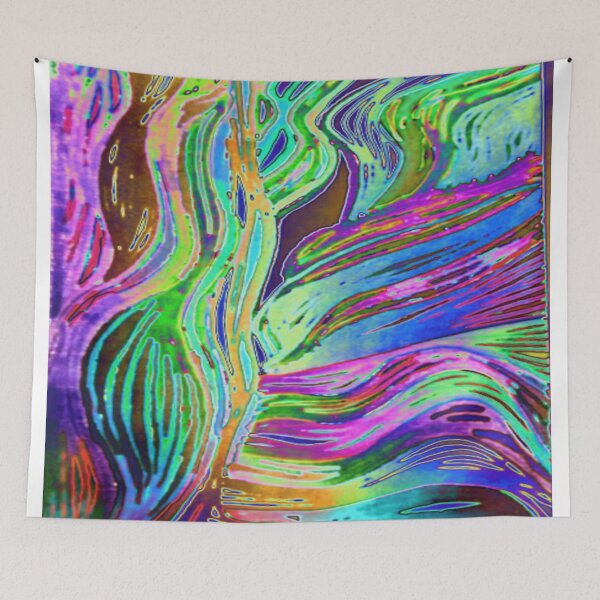 Item preview, waves 2 colorful wavy colorful wavy geometric design  designed and sold by SmashingDeals.