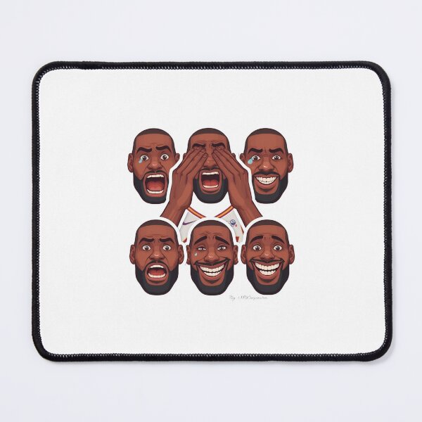 Item preview, King James Peekaboo Flop Meme Sticker – LBJ Basketball nba designed and sold by MBcorporation.