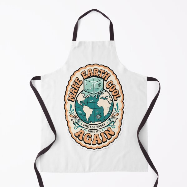 Item preview, Aesthetic Earth Day Quote Sticker Design with 70s Retro Typography Art designed and sold by KINGSMILESTORE.