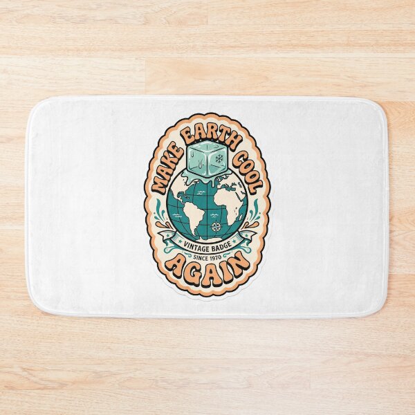 Item preview, Aesthetic Earth Day Quote Sticker Design with 70s Retro Typography Art designed and sold by KINGSMILESTORE.