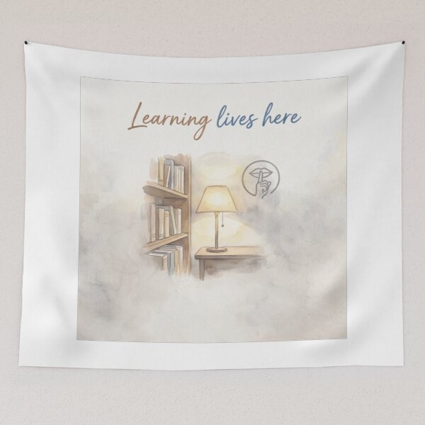 Item preview, Quiet Library Scene | Learning Lives Here designed and sold by Polariszero.