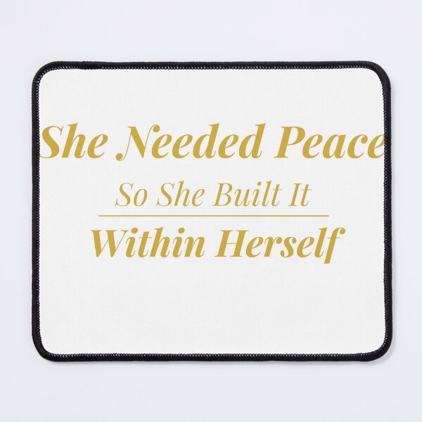 Item preview, She Needed Peace So She Built It Within  Herself Inspirational Women Gift designed and sold by Caelvora.