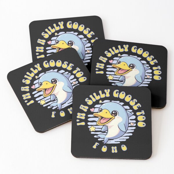Item preview, Silly Goose Dolphin FOMO designed and sold by Shy Fractal Designs.