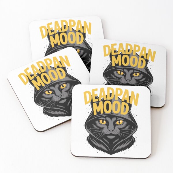 Item preview, Deadpan Mood Hooded Cat Streetwear Graphic designed and sold by NewUSShop.
