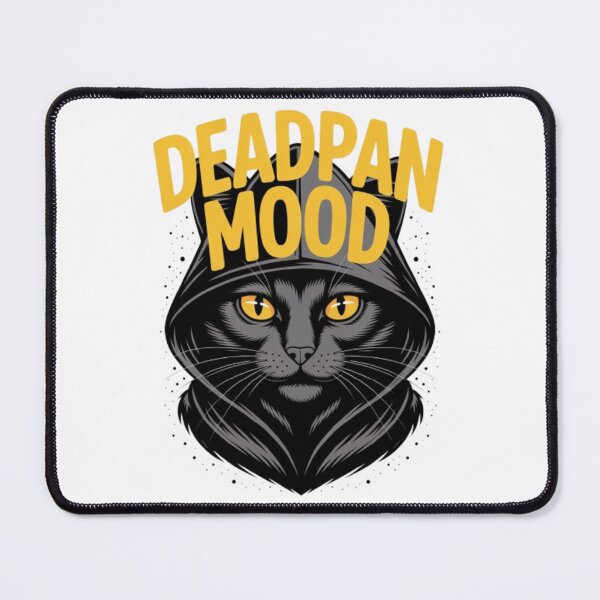 Item preview, Deadpan Mood Hooded Cat Streetwear Graphic designed and sold by NewUSShop.