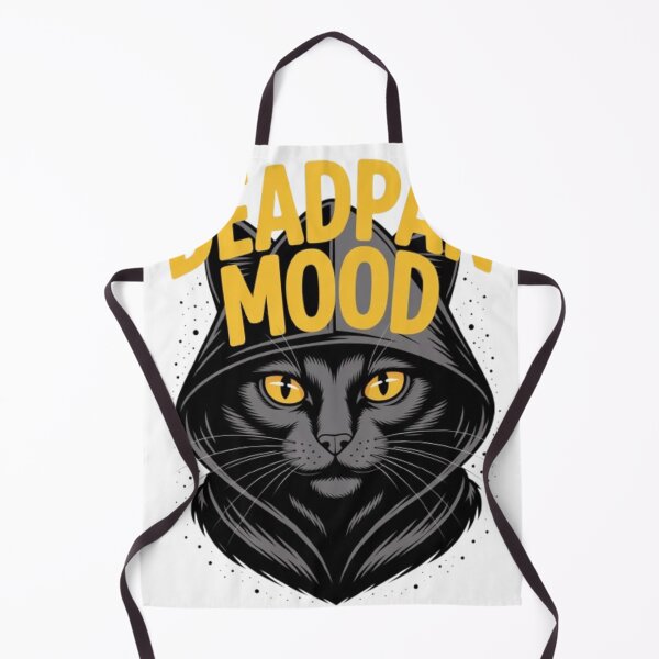 Item preview, Deadpan Mood Hooded Cat Streetwear Graphic designed and sold by NewUSShop.