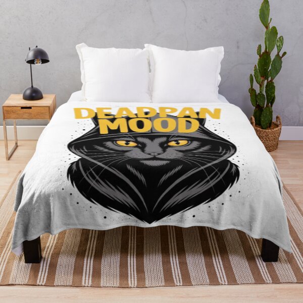 Item preview, Deadpan Mood Hooded Cat Streetwear Graphic designed and sold by NewUSShop.