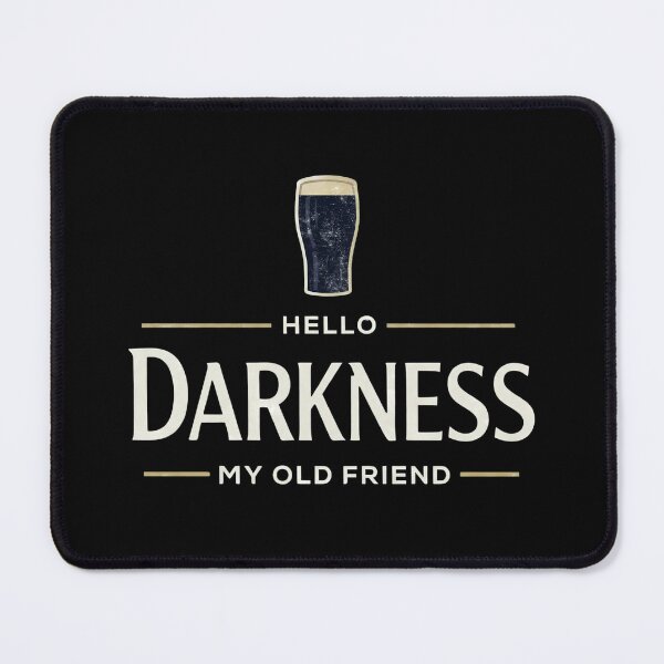 Item preview, St Paddys Day Hello Darkness My Old Friend designed and sold by ThePrintPig.