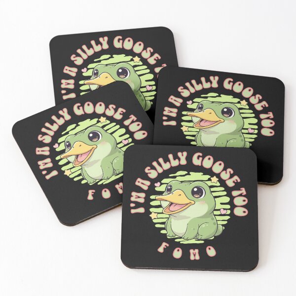 Item preview, Silly Goose Frog FOMO designed and sold by Shy Fractal Designs.