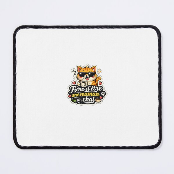 Item preview, Funny Cat Sticker – Proud to be a cat mom (Transparent Background) designed and sold by danti96.