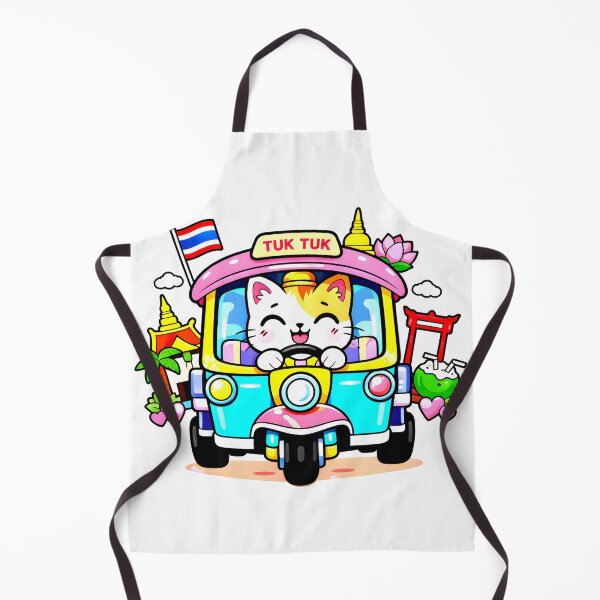 Item preview, Kawaii Tuk Tuk Happy Ride designed and sold by Thai Vibe Studio.