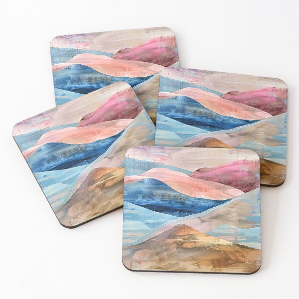 Item preview, Fantasy Mountain Ranges Abstract Landscape Aesthetic Art designed and sold by DEC02.