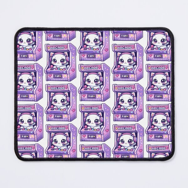 Item preview, Kawaii Arcade Cat Retro Gaming Vaporwave designed and sold by Spicy Pixel.
