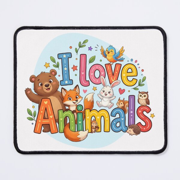 Item preview, I Love Animals designed and sold by Glimmersmith.