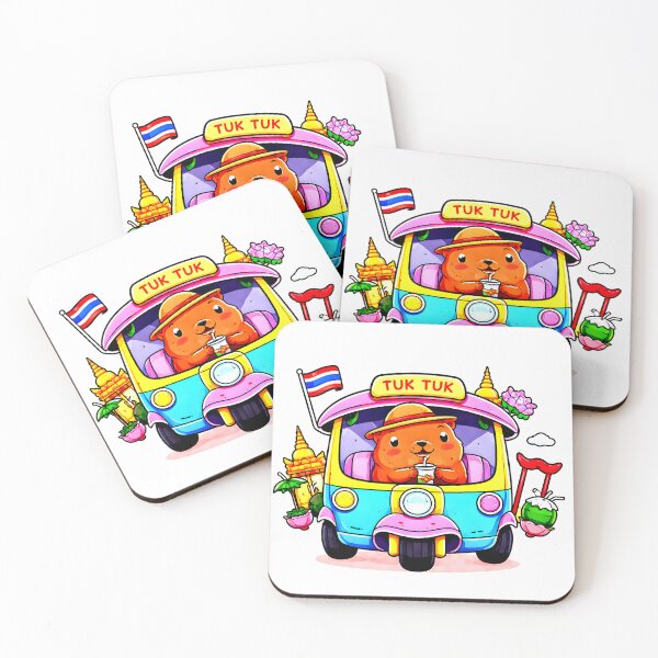 Item preview, Cute Tuk Tuk Animal Ride designed and sold by Thai Vibe Studio.