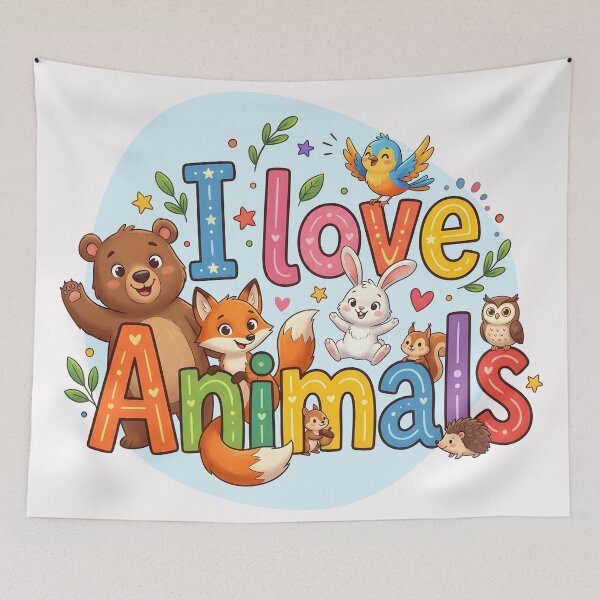 Item preview, I Love Animals designed and sold by Glimmersmith.
