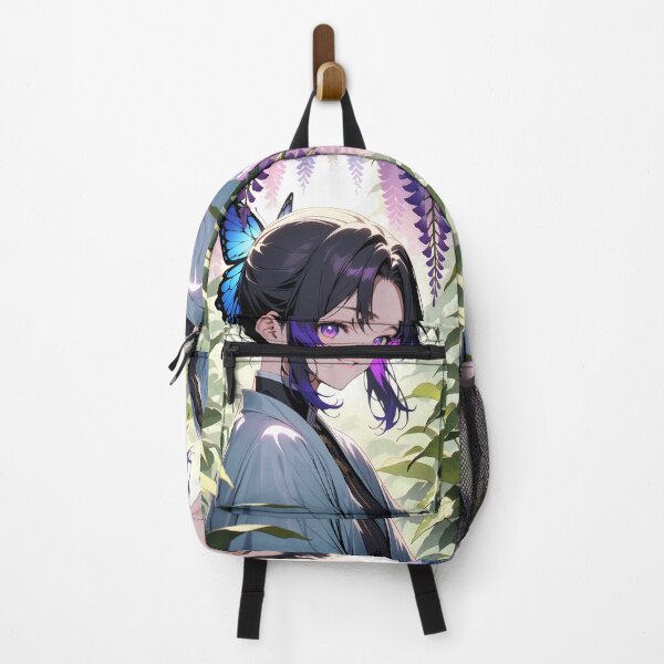 Item preview, Shinobu Kocho Demon Slayer Wisteria Garden Butterfly Glow designed and sold by riadjamai.