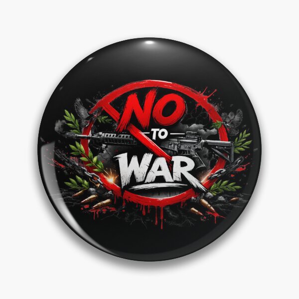 Item preview, No to War | Peace Over Conflict | Anti War Message Design designed and sold by flowerpower999.