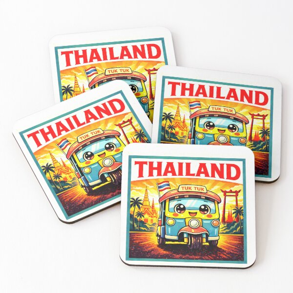 Item preview, Vintage Tuk Tuk Travel Poster designed and sold by Thai Vibe Studio.