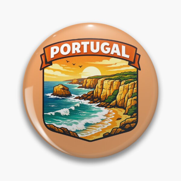 Item preview, Portugal Coastal Cliffs designed and sold by Myra365Art.